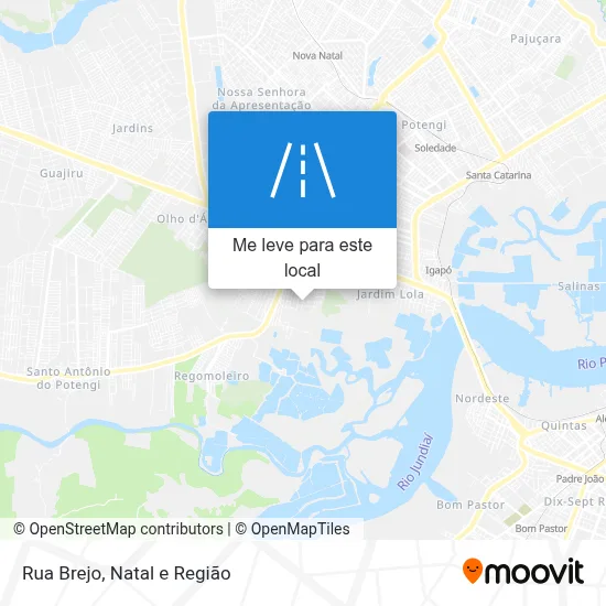 Rua Brejo mapa