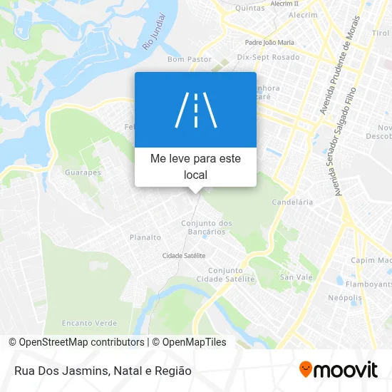 Rua Dos Jasmins mapa
