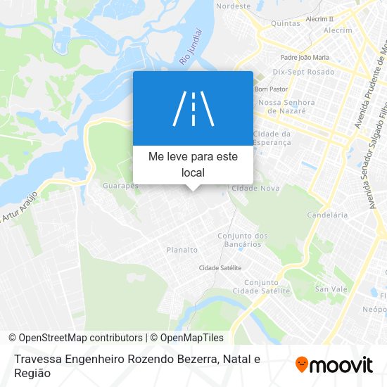 Travessa Engenheiro Rozendo Bezerra mapa