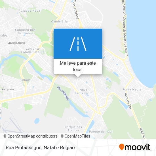 Rua Pintassilgos mapa