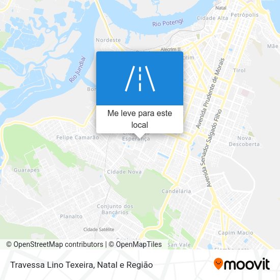 Travessa Lino Texeira mapa