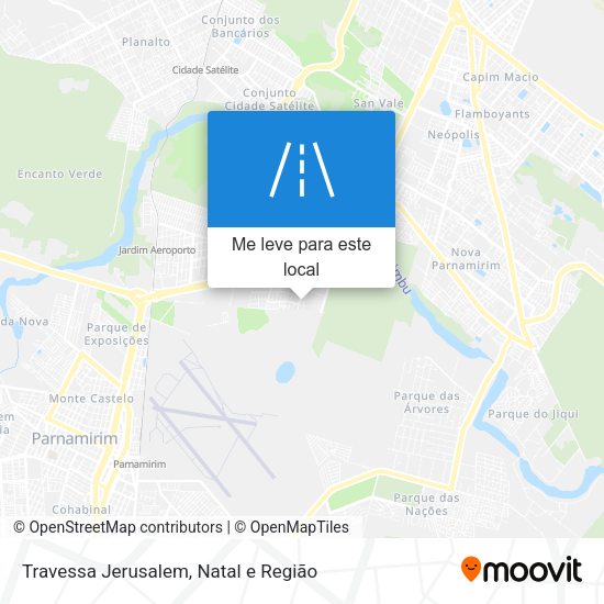 Travessa Jerusalem mapa