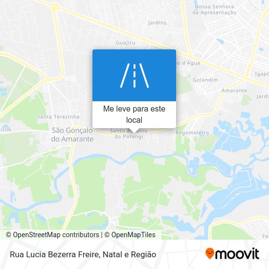 Rua Lucia Bezerra Freire mapa