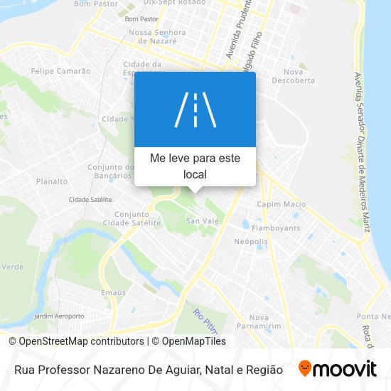 Rua Professor Nazareno De Aguiar mapa