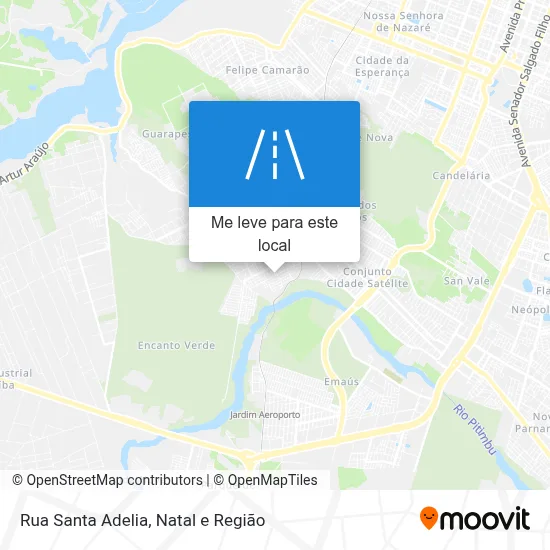 Rua Santa Adelia mapa