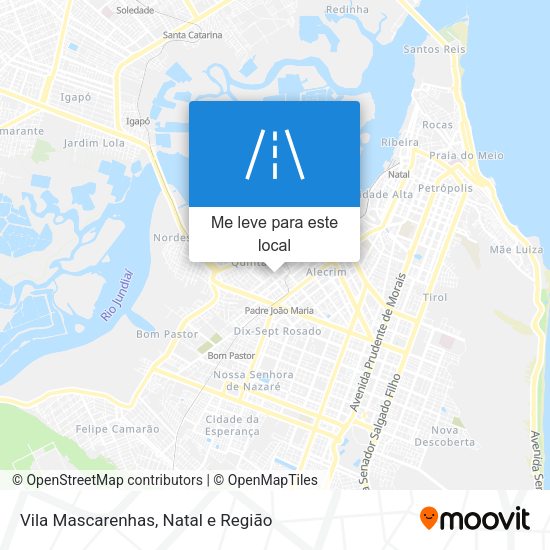 Vila Mascarenhas mapa