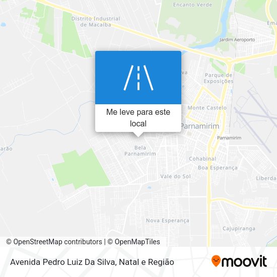 Avenida Pedro Luiz Da Silva mapa