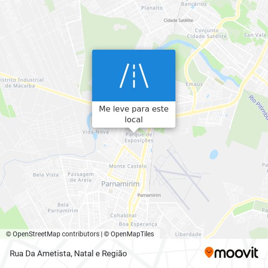 Rua Da Ametista mapa