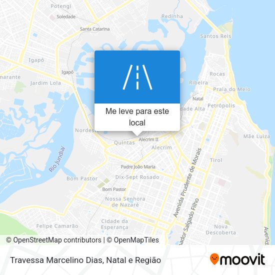 Travessa Marcelino Dias mapa