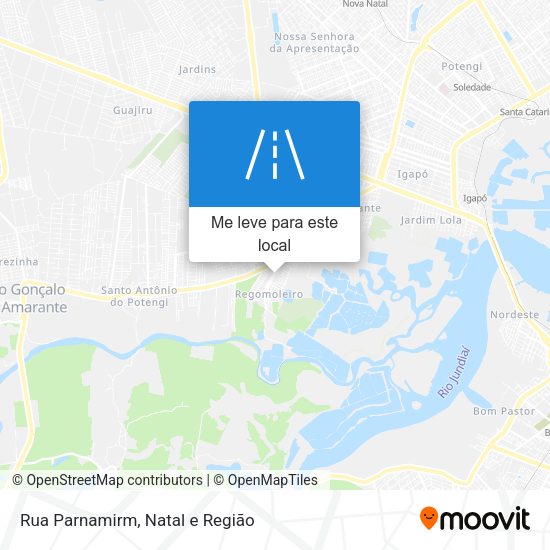 Rua Parnamirm mapa