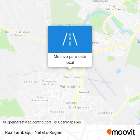 Rua Tambaqui mapa