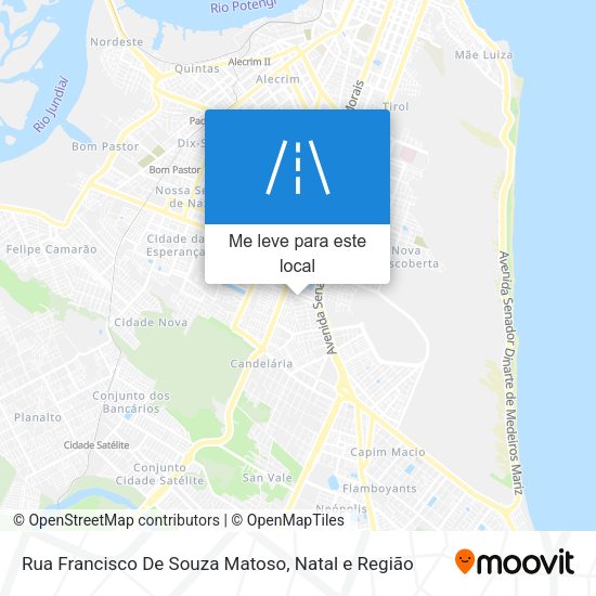 Rua Francisco De Souza Matoso mapa