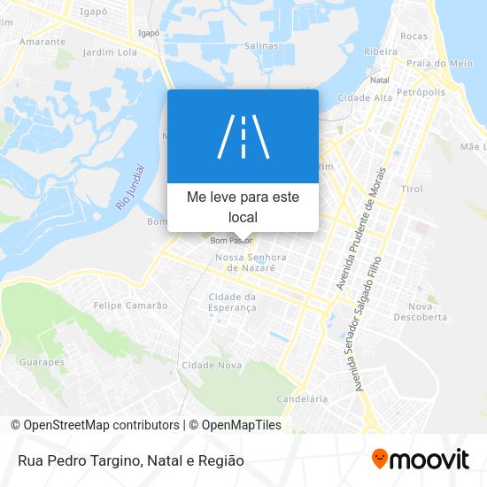 Rua Pedro Targino mapa