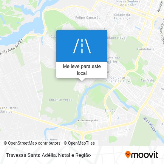 Travessa Santa Adélia mapa