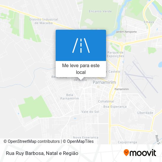 Rua Ruy Barbosa mapa
