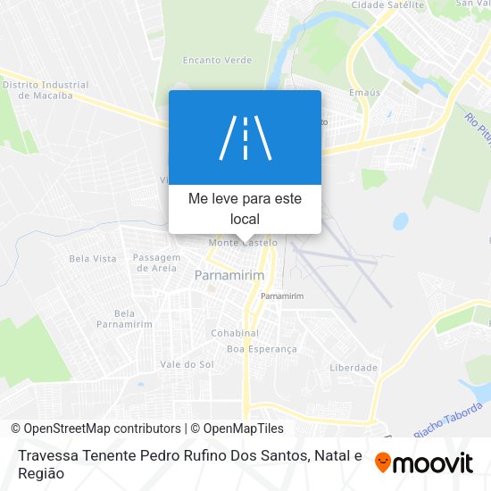 Travessa Tenente Pedro Rufino Dos Santos mapa