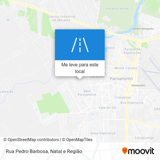 Rua Pedro Barbosa mapa