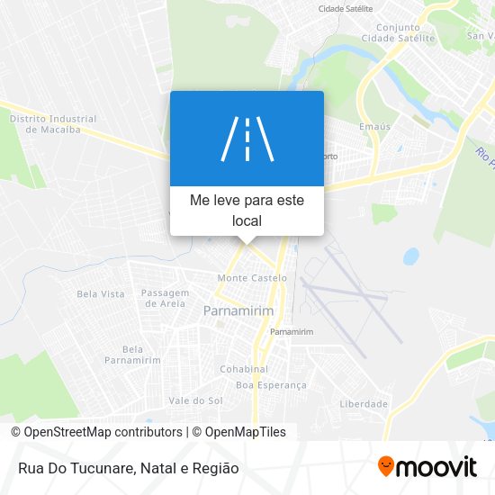 Rua Do Tucunare mapa