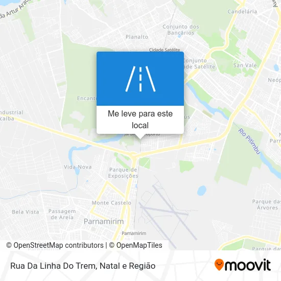 Rua Da Linha Do Trem mapa