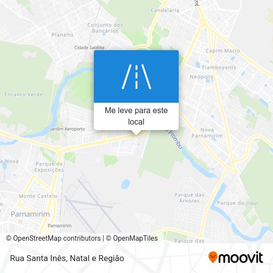 Rua Santa Inês mapa