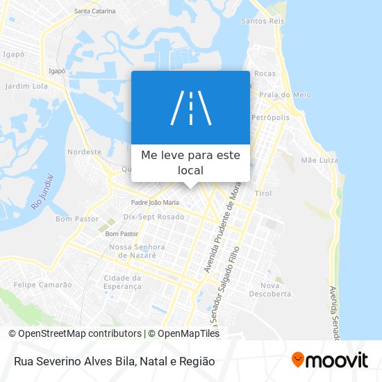 Rua Severino Alves Bila mapa