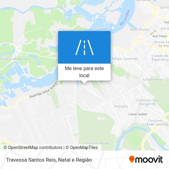 Travessa Santos Reis mapa