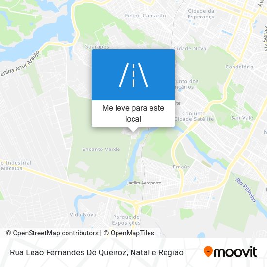 Rua Leão Fernandes De Queiroz mapa