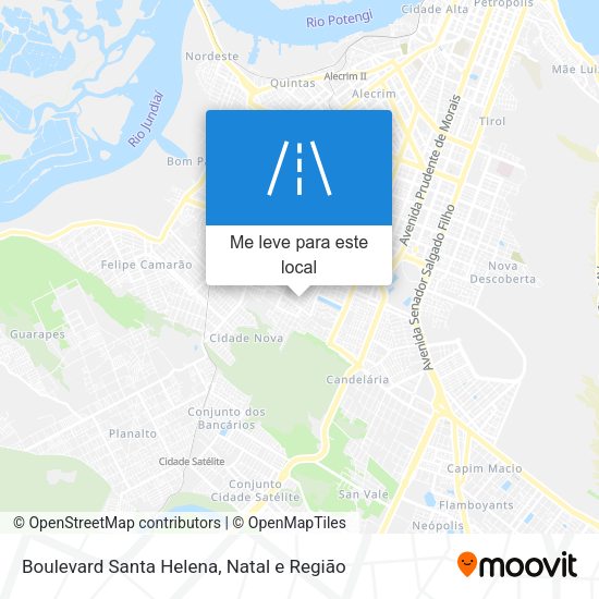 Boulevard Santa Helena mapa