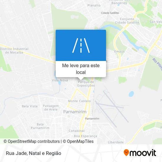 Rua Jade mapa