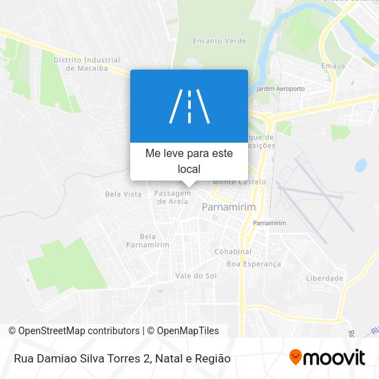 Rua Damiao Silva Torres 2 mapa