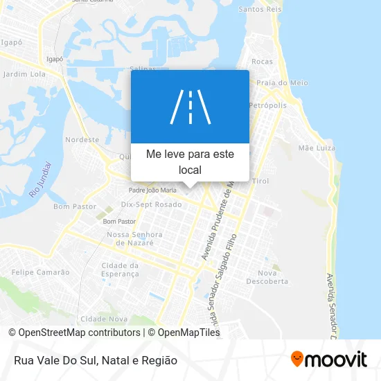 Rua Vale Do Sul mapa