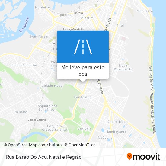 Rua Barao Do Acu mapa