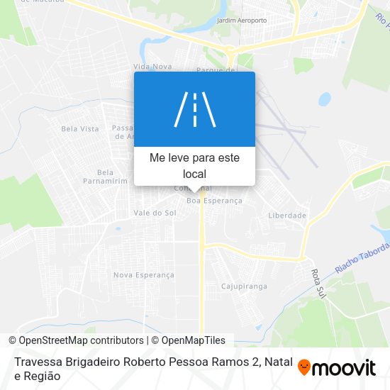 Travessa Brigadeiro Roberto Pessoa Ramos 2 mapa