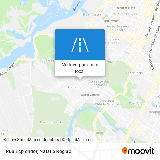Rua Esplendor mapa