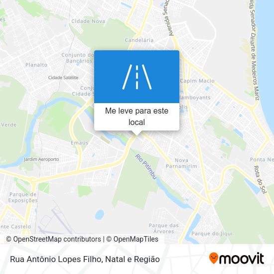 Rua Antônio Lopes Filho mapa