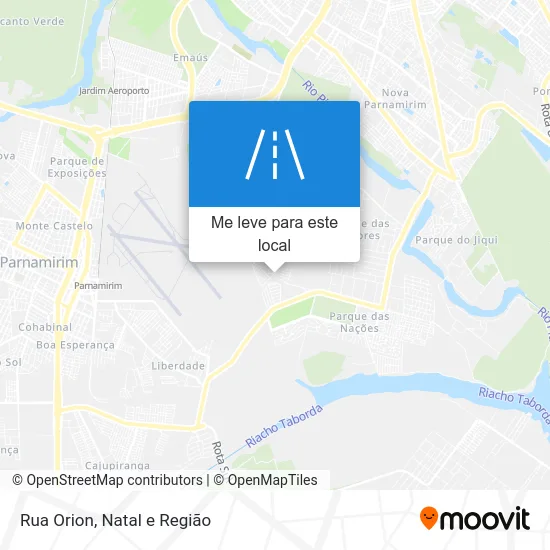 Rua Orion mapa
