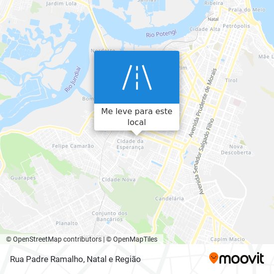 Rua Padre Ramalho mapa