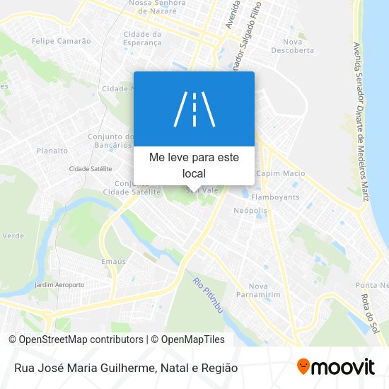 Rua José Maria Guilherme mapa