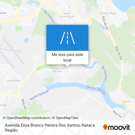 Avenida Eliza Branco Pereira Dos Santos mapa