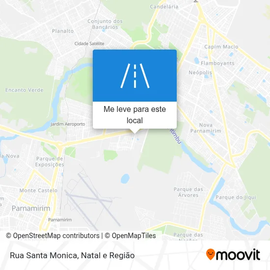 Rua Santa Monica mapa