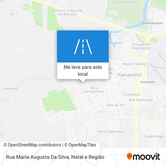 Rua Maria Augusta Da Silva mapa