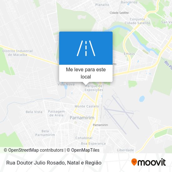 Rua Doutor Julio Rosado mapa