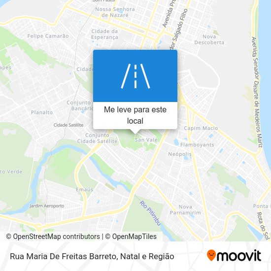 Rua Maria De Freitas Barreto mapa