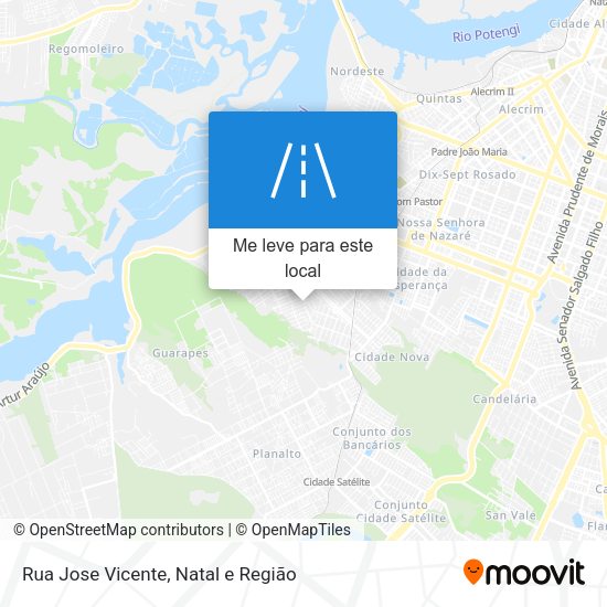 Rua Jose Vicente mapa