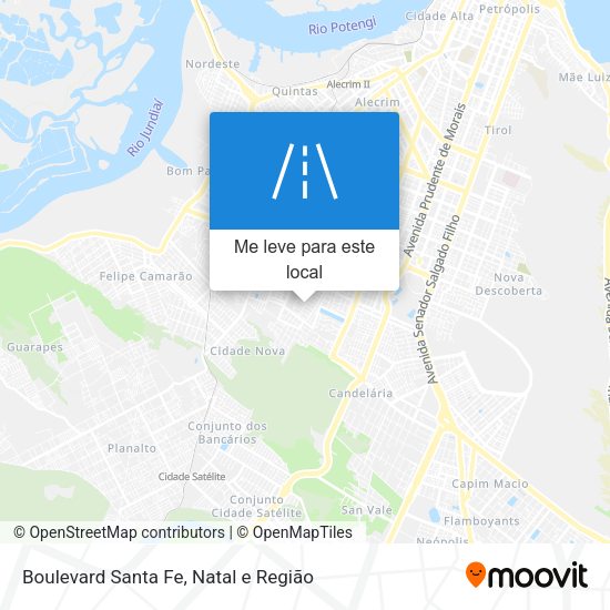 Boulevard Santa Fe mapa