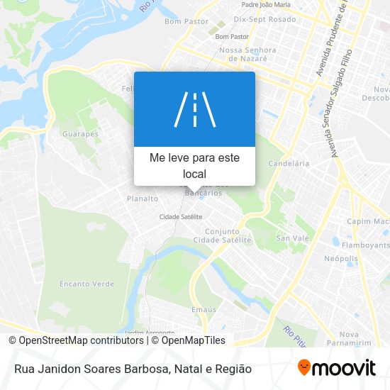 Rua Janidon Soares Barbosa mapa