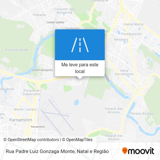 Rua Padre Luiz Gonzaga Monte mapa