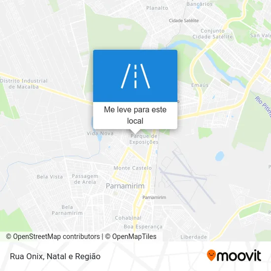Rua Onix mapa
