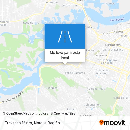 Travessa Mirim mapa
