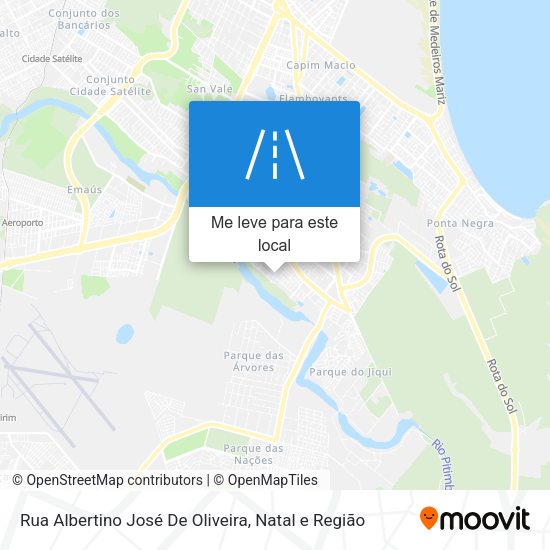 Rua Albertino José De Oliveira mapa